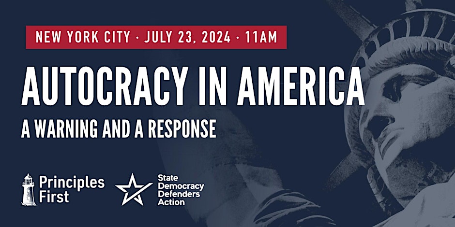 Convening Allies: Autocracy in America -  A Warning and Response Conference Graphic